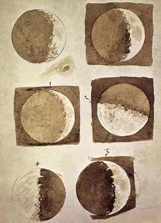 Galileo's illustrations of the Moon