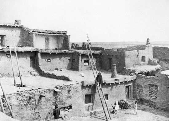 Edward S. Curtis: A Corner of Zuni