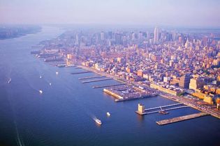 Hudson River docks