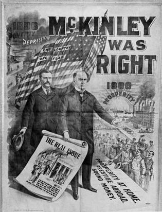 McKinley campaign poster