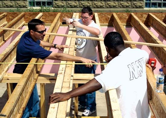 Habitat for Humanity; floor joists