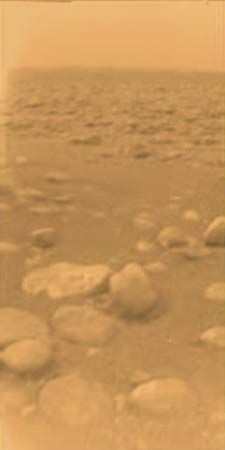 Huygens: surface of the Titan