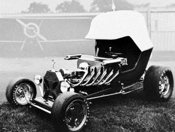 “Red Baron,” a hot rod built by Chuck Miller, 1969