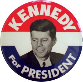 John F. Kennedy: campaign button