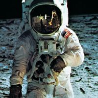 Buzz Aldrin on the Moon