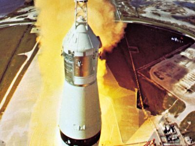 Apollo 15 liftoff