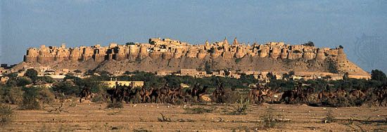 Jaisalmer, Rajasthan, India: fort