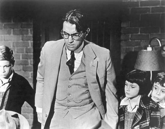 Gregory Peck in To Kill a Mockingbird