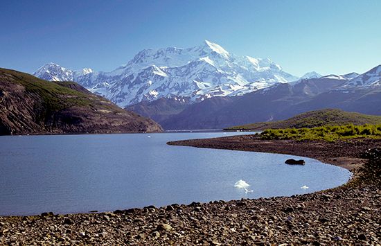 Mount St. Elias, St. Elias Mountains, Yukon-U.S. border.