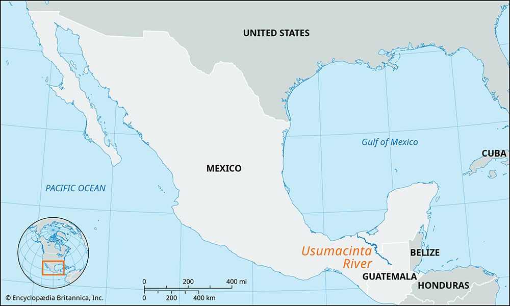 Usumacinta River, Guatemala and Mexico