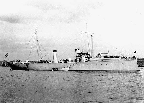 Royal Norwegian Navy torpedo-boat destroyer Valkyrjen, 1897.