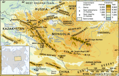 The Altai Mountains.