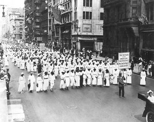 NAACP parade against East St. Louis race riot