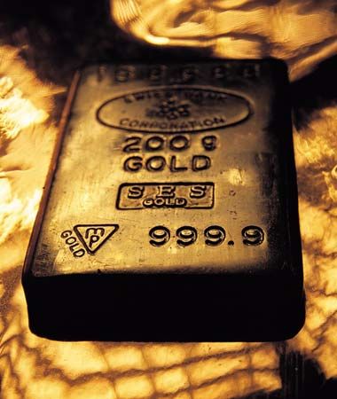 block of gold