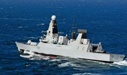 Royal Navy destroyer HMS Daring in the Persian Gulf, 2012.