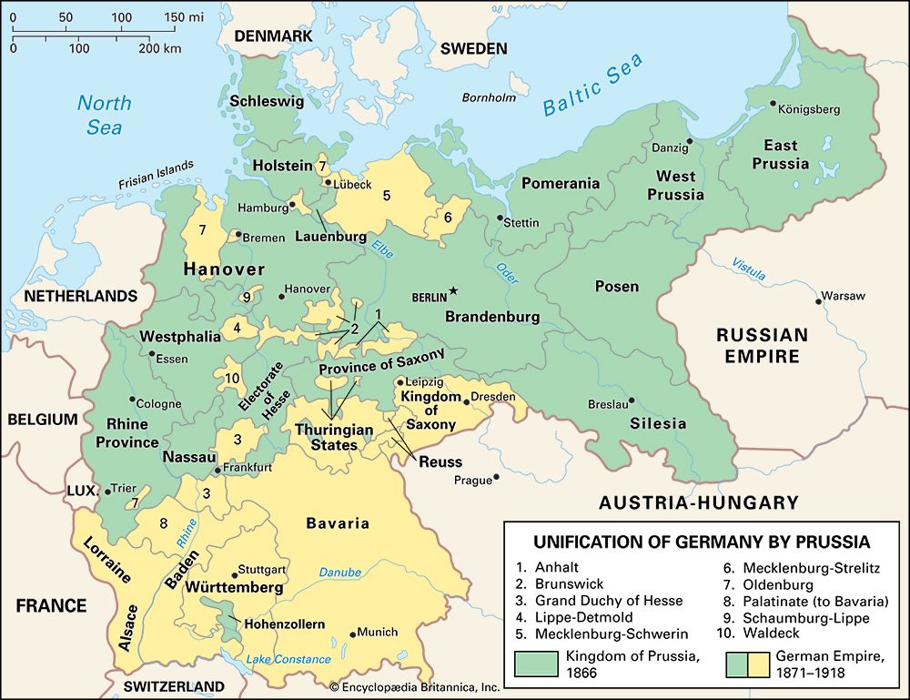 Unification of Germany by Prussia