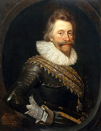 Henry Wriothesley, 3rd earl of Southampton, detail of an oil painting by an unknown artist after a portrait by Daniel Mytens, c. 1618; in the National Portrait Gallery, London.