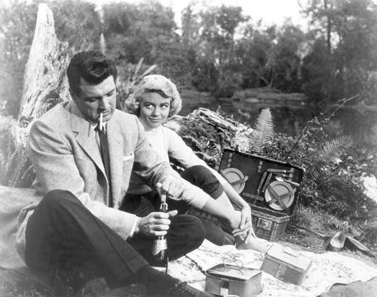 Rock Hudson and Dorothy Malone in Written on the Wind (1956)