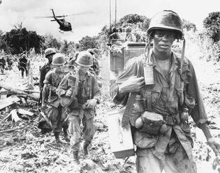 search-and-destroy patrol in the Vietnam War, Phuoc Tuy province, South Vietnam