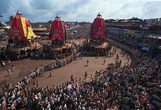 Chariot Festival, Jagannatha temple, Puri, India