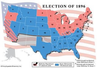 American presidential election, 1896