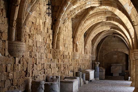 Rhodes, Greece: hospital of the Crusader Knights of Rhodes