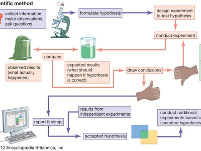 flow chart of scientific method