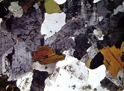 granite: photomicrograph