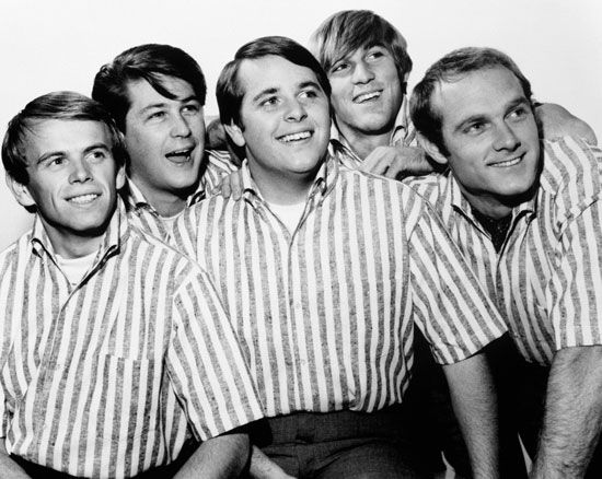 American rock group: the Beach Boys