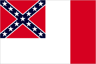 flag of the Confederate States of America; Blood Stained Banner