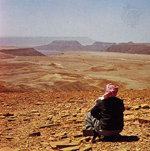 desert pavement and topography, Saudi Arabia