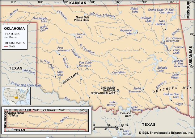 Oklahoma features