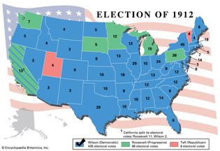 American presidential election, 1912