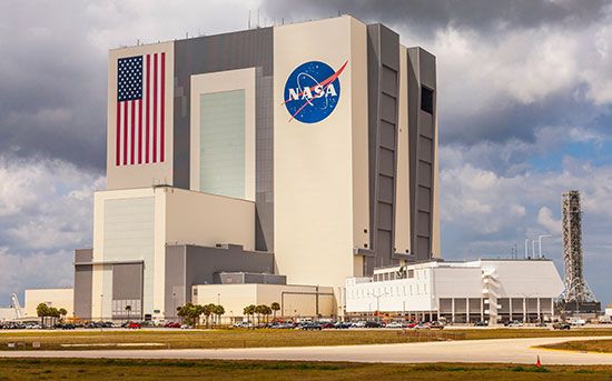 Vehicle Assembly Building at the Kennedy Space Center