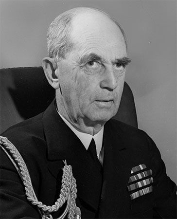 Admiral William D. Leahy, chief of staff to U.S. President Franklin D. Roosevelt during World War II.