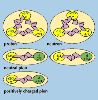 protons, neutrons, pions, and other hadrons