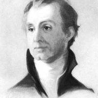 James Monroe, oil sketch by E.O. Sully, 1836, after a contemporary portrait by Thomas Sully; in Independence National Historical Park, Philadelphia.