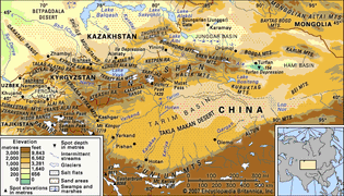 Tien Shan mountain range