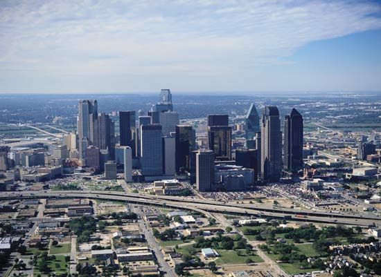 skyline of Dallas, Texas