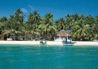 resort beach, India