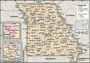 map of Missouri