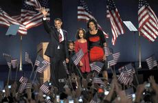 Barack Obama: 2008 election night rally