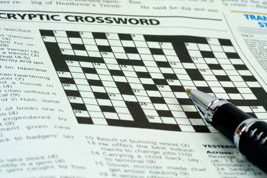 crossword puzzle