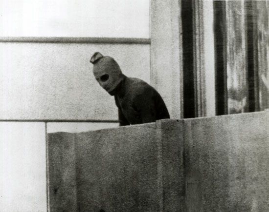 Munich massacre at the 1972 Olympic Games