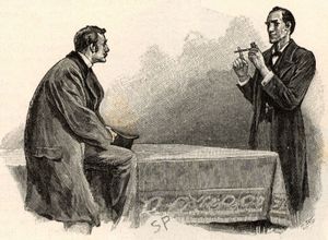 Illustration of Sherlock Holmes and Dr. Watson