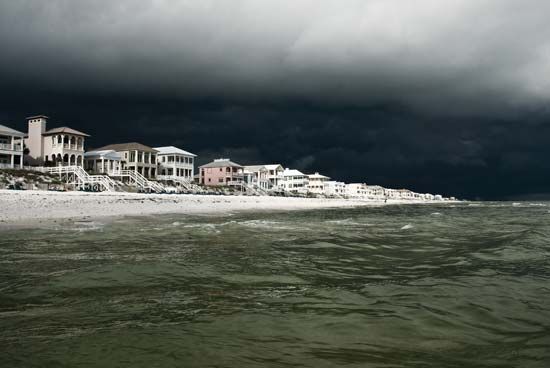 Storm over Panama City Beach