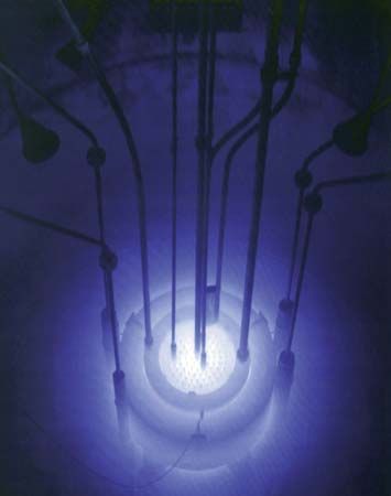 Cherenkov radiation