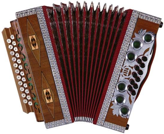 Button accordion.