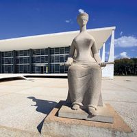 Brasília, Brazil: Goddess of Justice