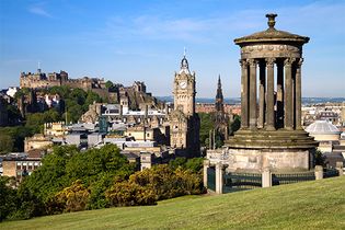 View from Calton Hill, Edinburgh.